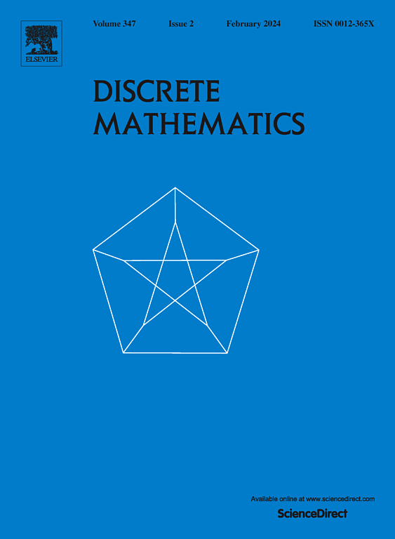 Go to journal home page - Discrete Mathematics